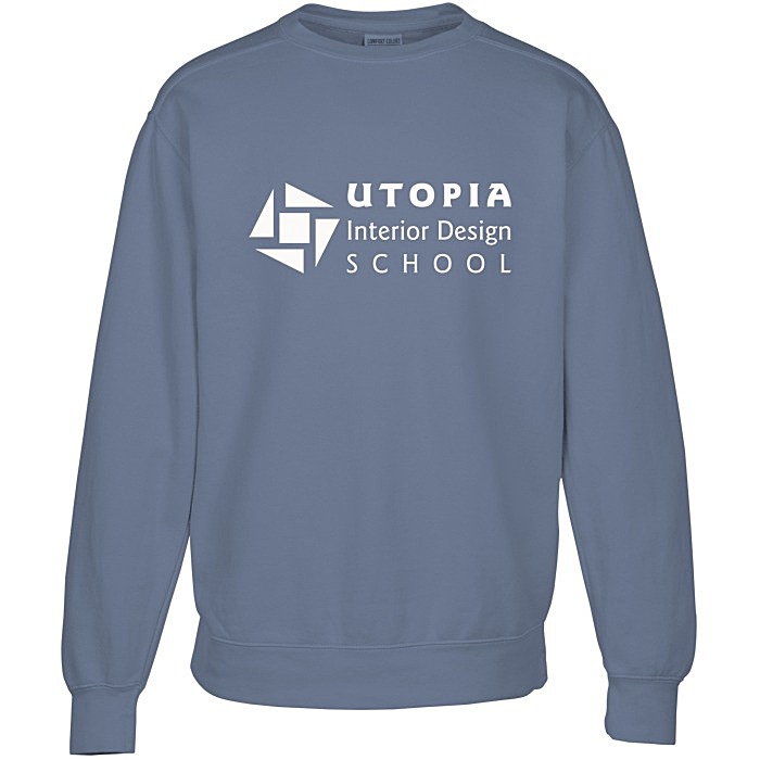 Custom Comfort Colors Garment-Dyed Crew Sweatshirt