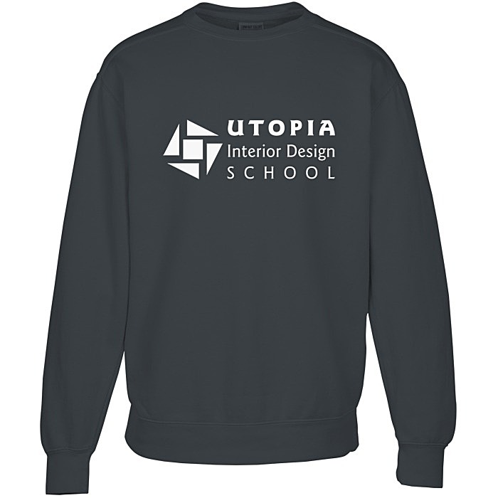 Custom Comfort Colors Garment-Dyed Crew Sweatshirt
