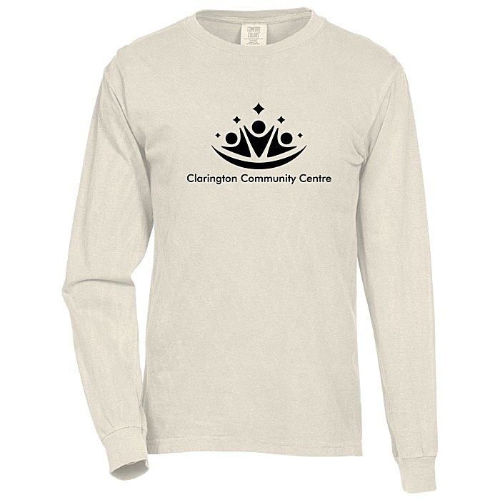 Custom Comfort Colors Garment-Dyed Long Sleeve T-Shirt