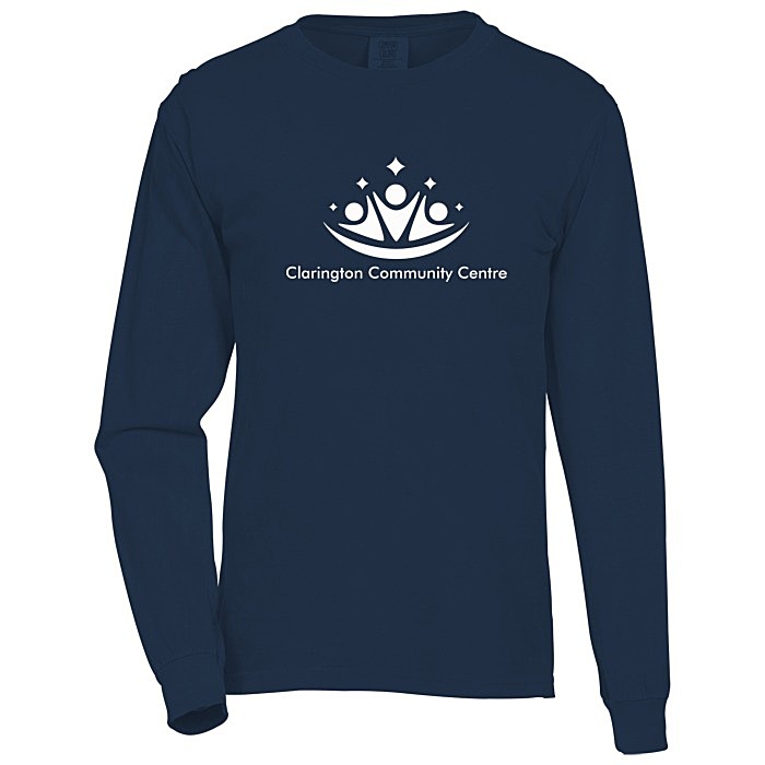 Custom Comfort Colors Garment-Dyed Long Sleeve T-Shirt