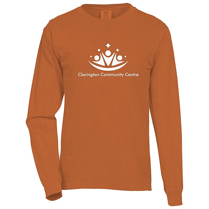 Custom Comfort Colors Garment-Dyed Long Sleeve T-Shirt