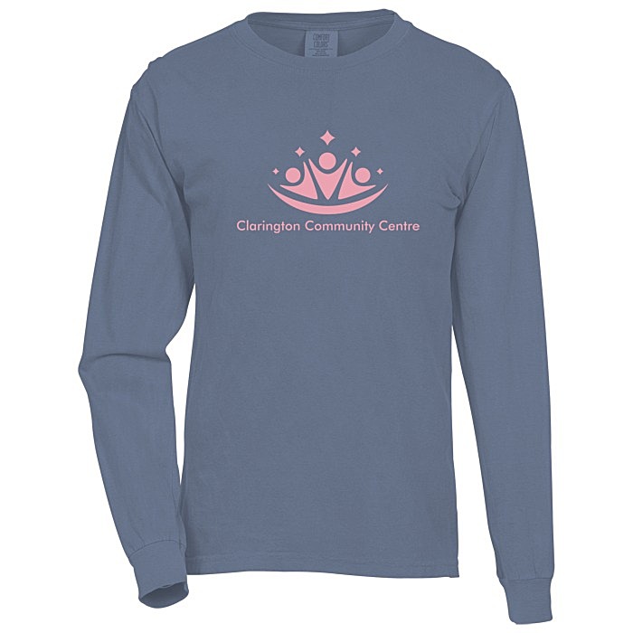 Custom Comfort Colors Garment-Dyed Long Sleeve T-Shirt