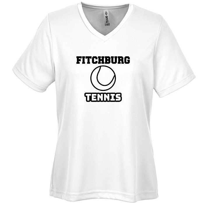 Custom Zone Performance Mesh V-Neck T-Shirt - Ladies'