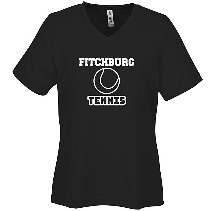 Custom Zone Performance Mesh V-Neck T-Shirt - Ladies'