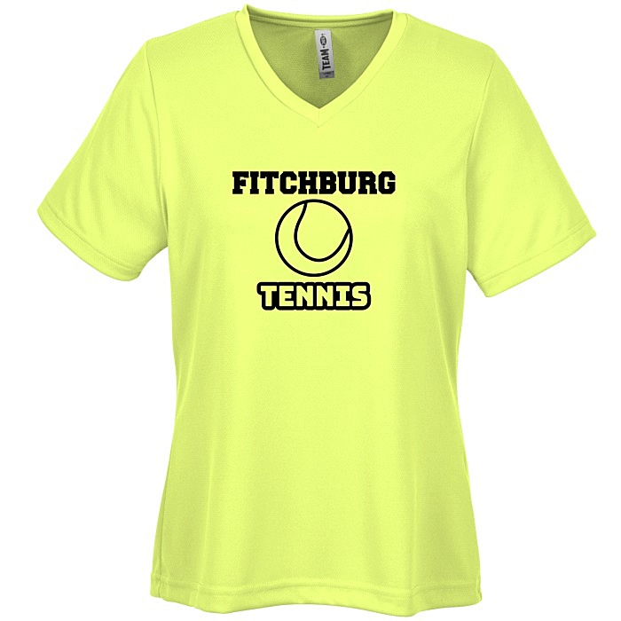 Custom Zone Performance Mesh V-Neck T-Shirt - Ladies'