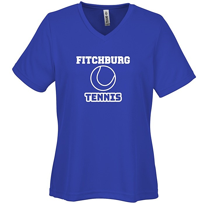 Custom Zone Performance Mesh V-Neck T-Shirt - Ladies'