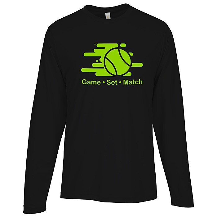 Custom Capital Performance Long Sleeve T-Shirt - Men\u0026#039;s