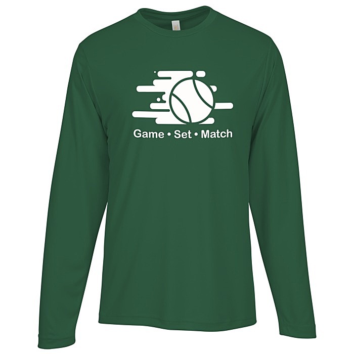Custom Capital Performance Long Sleeve T-Shirt - Men\u0026#039;s