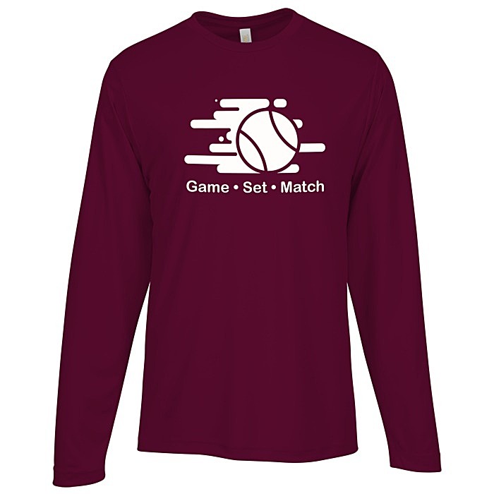 Custom Capital Performance Long Sleeve T-Shirt - Men\u0026#039;s