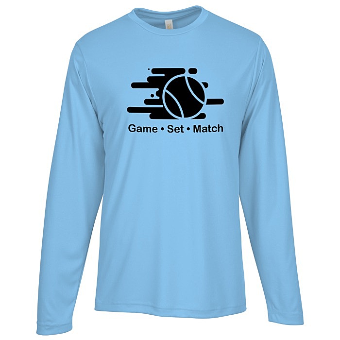 Custom Capital Performance Long Sleeve T-Shirt - Men\u0026#039;s