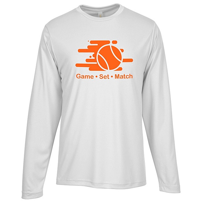 Custom Capital Performance Long Sleeve T-Shirt - Men\u0026#039;s