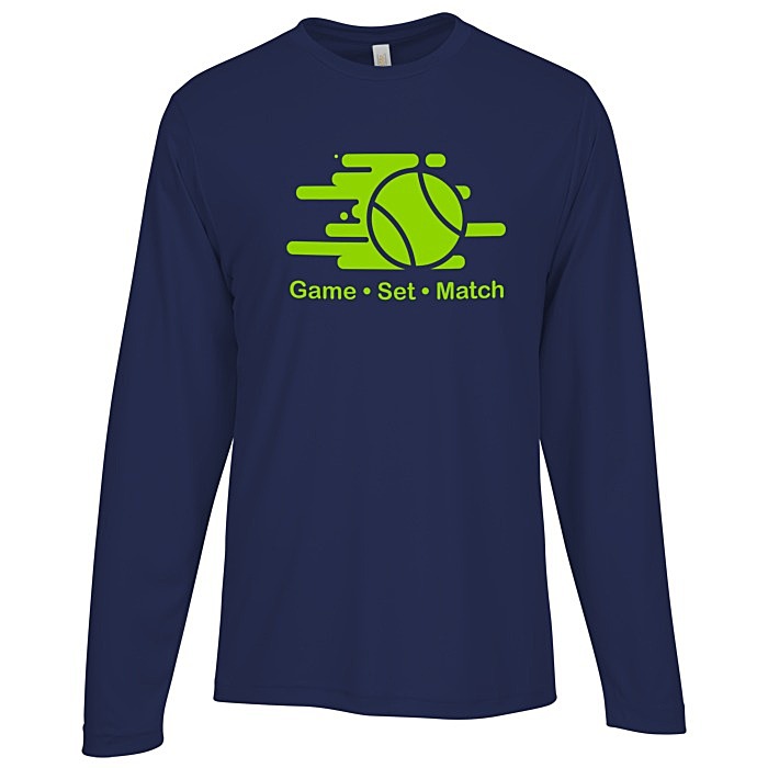 Custom Capital Performance Long Sleeve T-Shirt - Men\u0026#039;s
