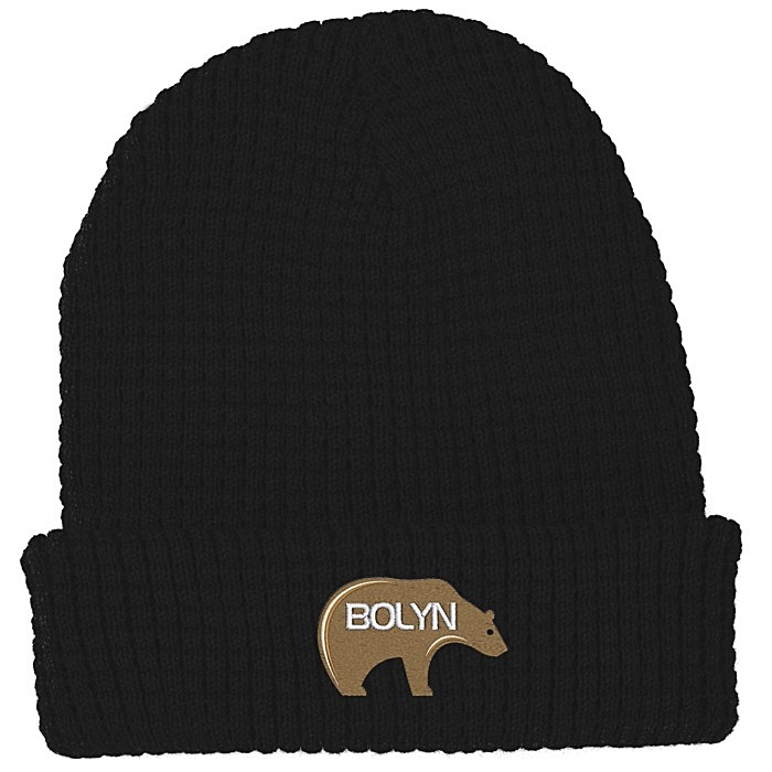Custom Chunky Waffle Knit Beanie