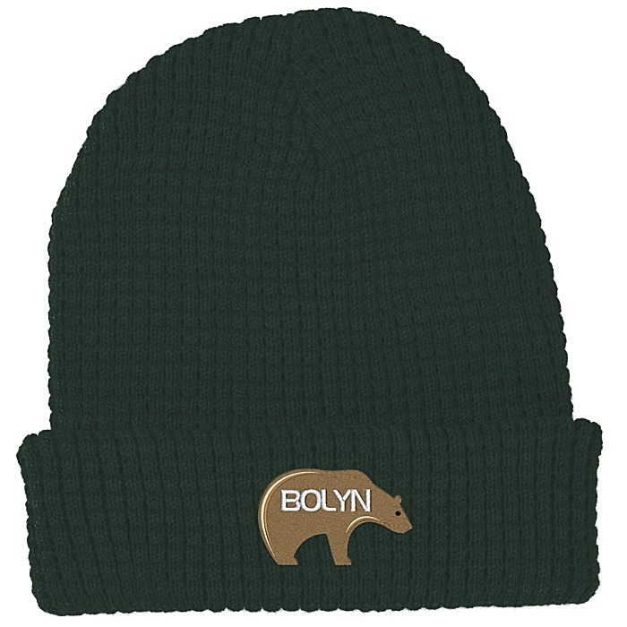 Custom Chunky Waffle Knit Beanie