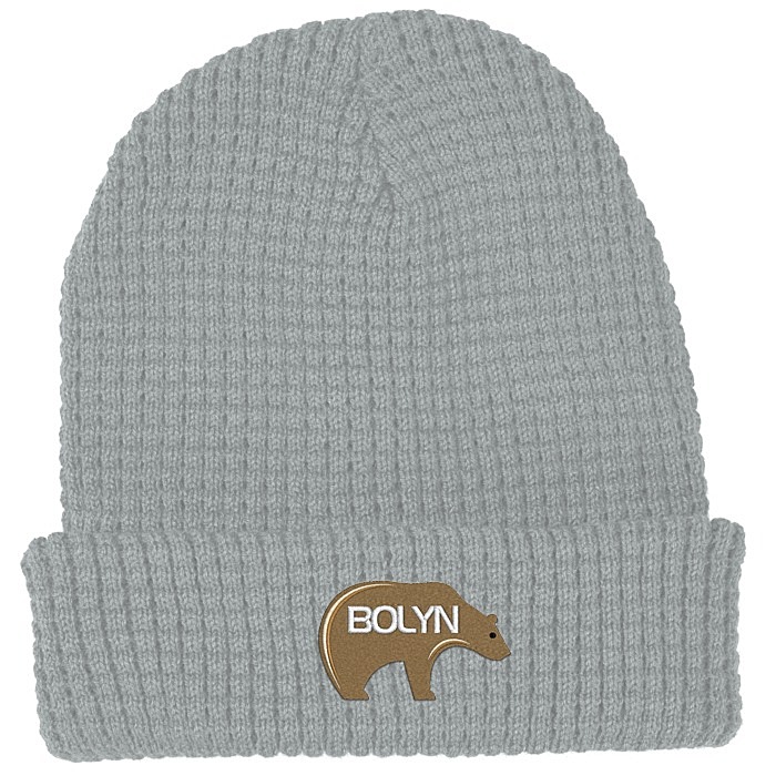 Custom Chunky Waffle Knit Beanie