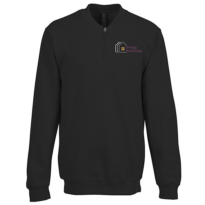 Custom Gildan Softstyle Midweight 1/4-Zip Sweatshirt