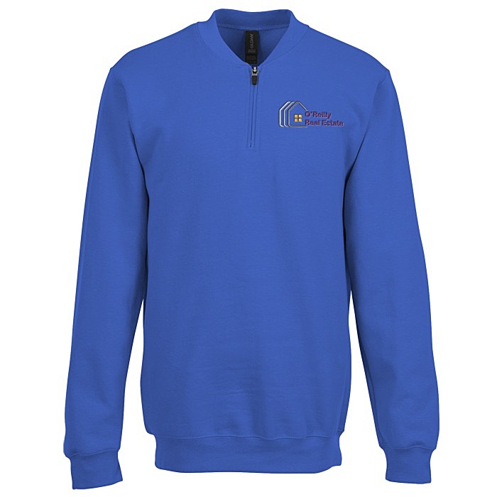 Custom Gildan Softstyle Midweight 1/4-Zip Sweatshirt