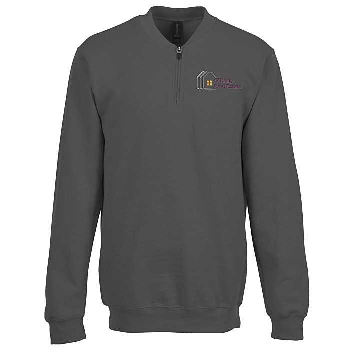 Custom Gildan Softstyle Midweight 1/4-Zip Sweatshirt