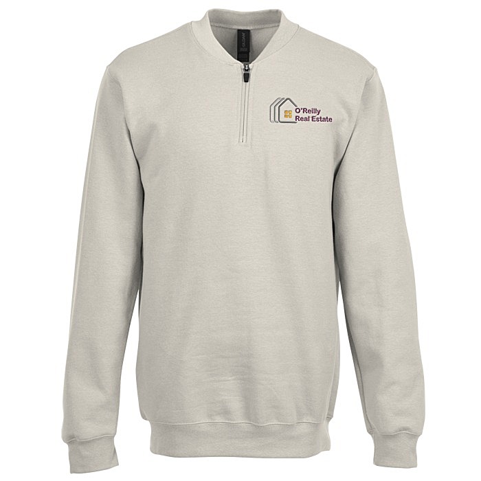 Custom Gildan Softstyle Midweight 1/4-Zip Sweatshirt