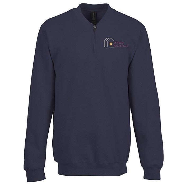 Custom Gildan Softstyle Midweight 1/4-Zip Sweatshirt