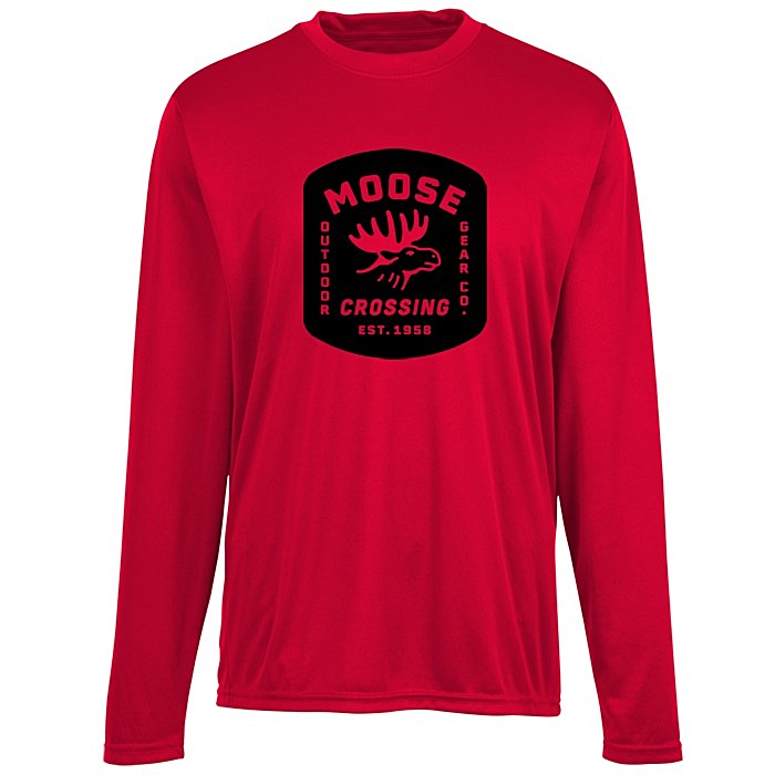 Custom Essential Performance Long Sleeve T-Shirt