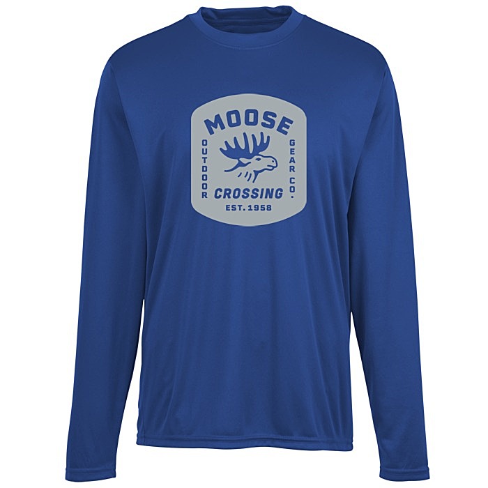 Custom Essential Performance Long Sleeve T-Shirt