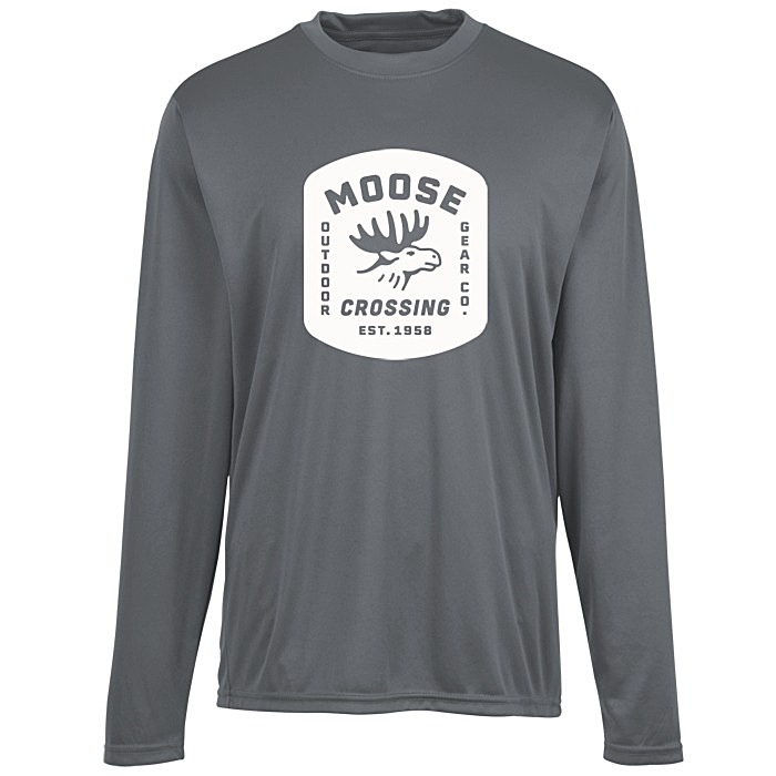Custom Essential Performance Long Sleeve T-Shirt