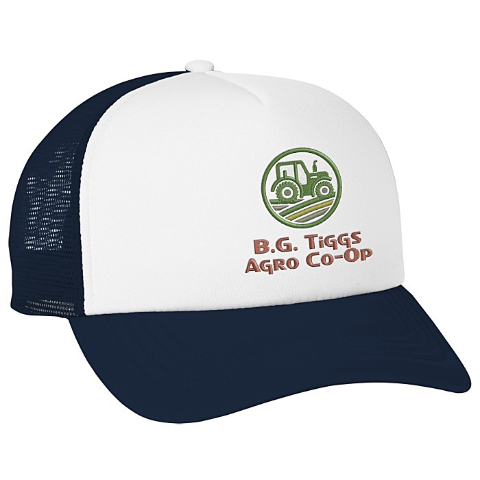 Custom Five Panel Foam Trucker Cap