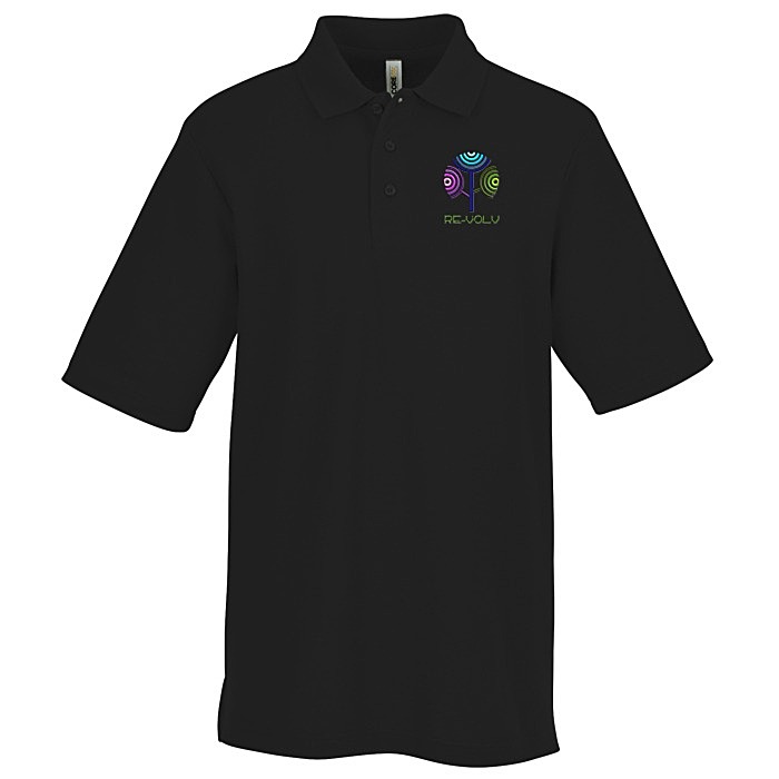 Custom Resolve CVC Performance Pique Polo - Men's