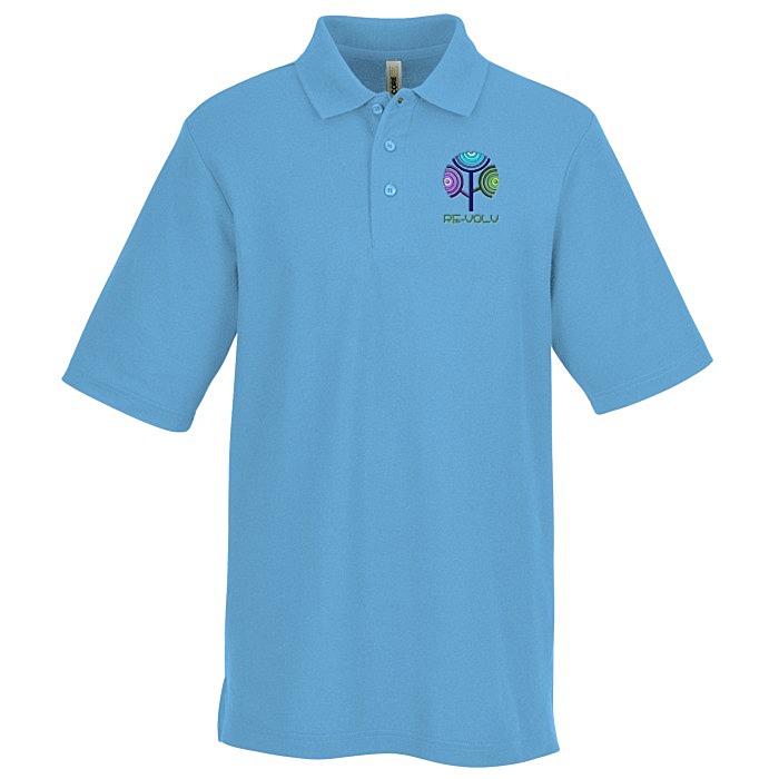 Custom Resolve CVC Performance Pique Polo - Men's
