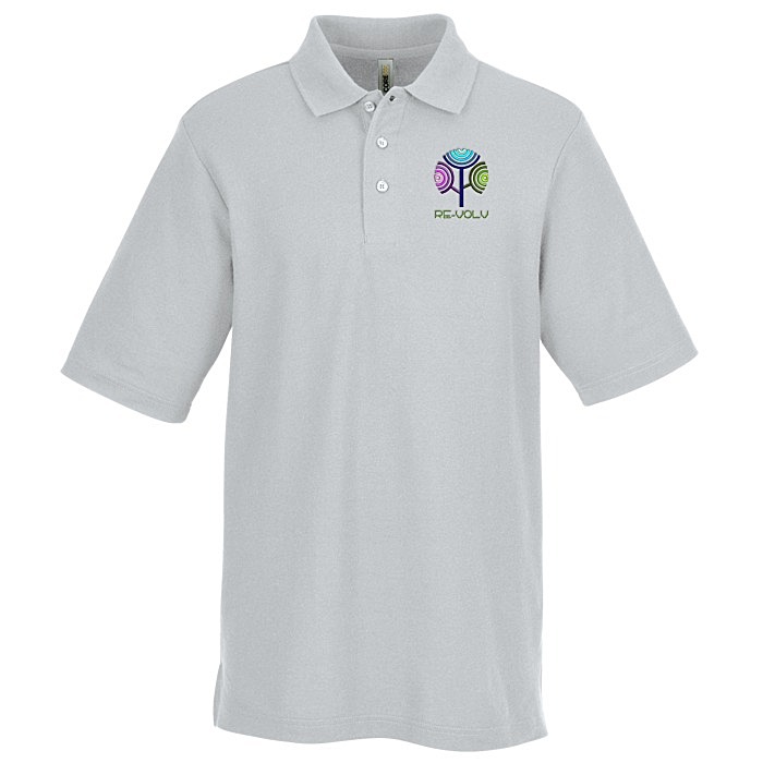 Custom Resolve CVC Performance Pique Polo - Men's