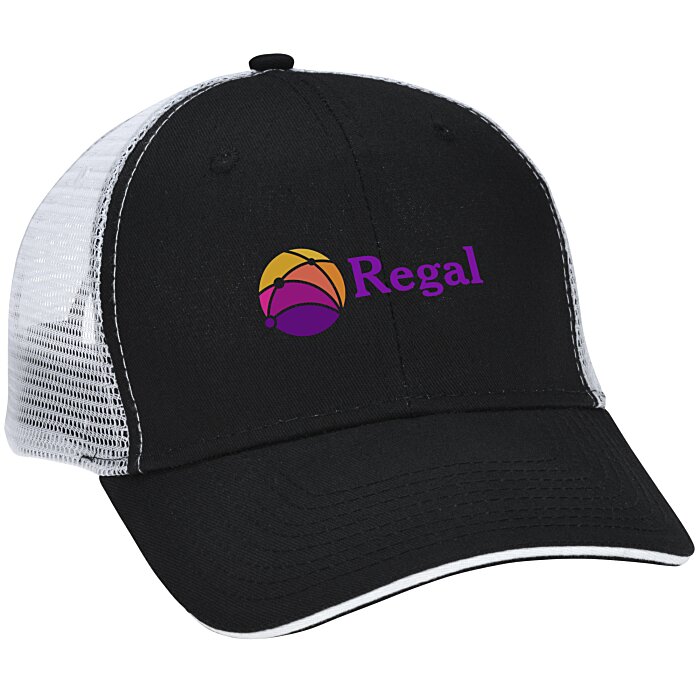 Custom Roadster Sandwich Bill Trucker Cap - Full Colour