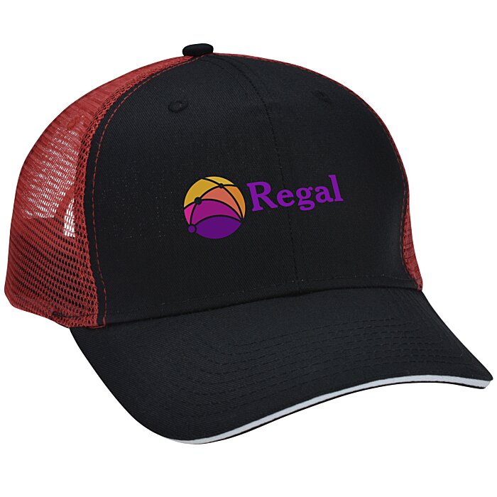 Custom Roadster Sandwich Bill Trucker Cap - Full Colour
