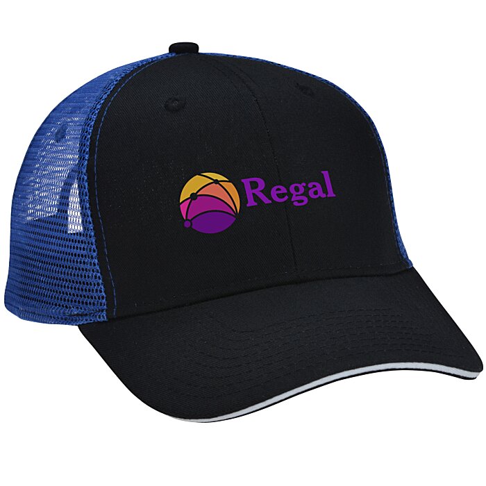 Custom Roadster Sandwich Bill Trucker Cap - Full Colour