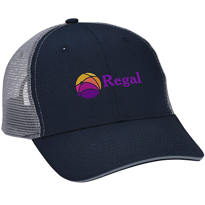 Custom Roadster Sandwich Bill Trucker Cap - Full Colour