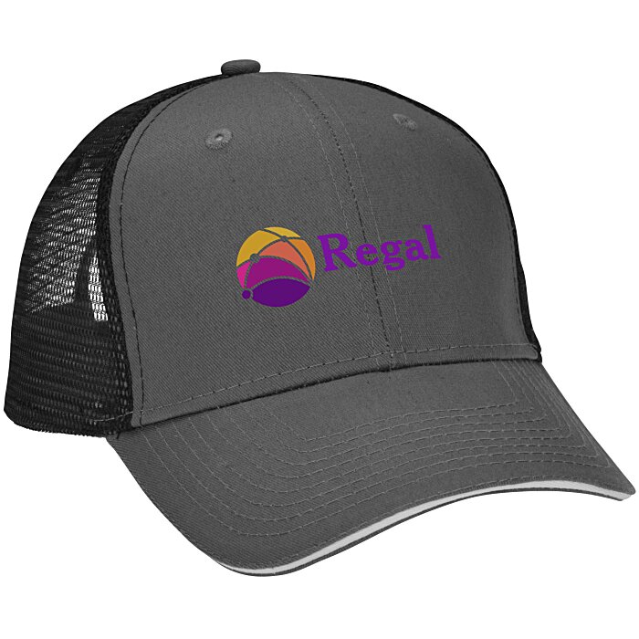 Custom Roadster Sandwich Bill Trucker Cap - Full Colour