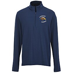 Custom adidas Textured Stripe 1/4-Zip Pullover - Men's