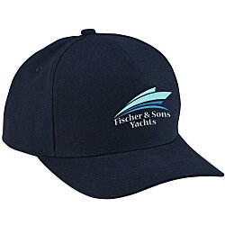 Custom Canvas Five Panel Snapback Cap - 24 hr