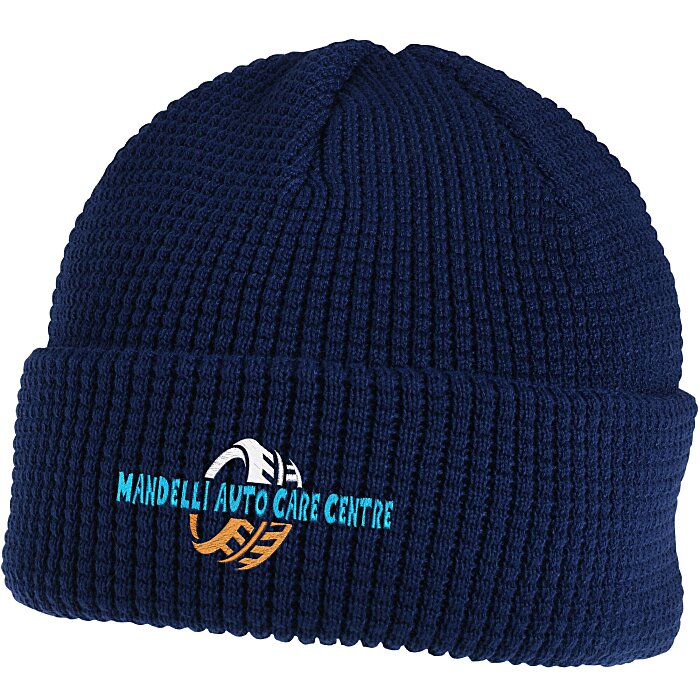 Custom Harbour Waffle Knit Cuff Toque - 24 hr