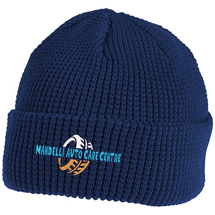 Custom Harbour Waffle Knit Cuff Toque - 24 hr
