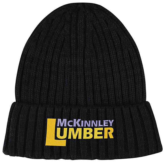 Custom Thick Rib Knit Cuff Toque - 24 hr