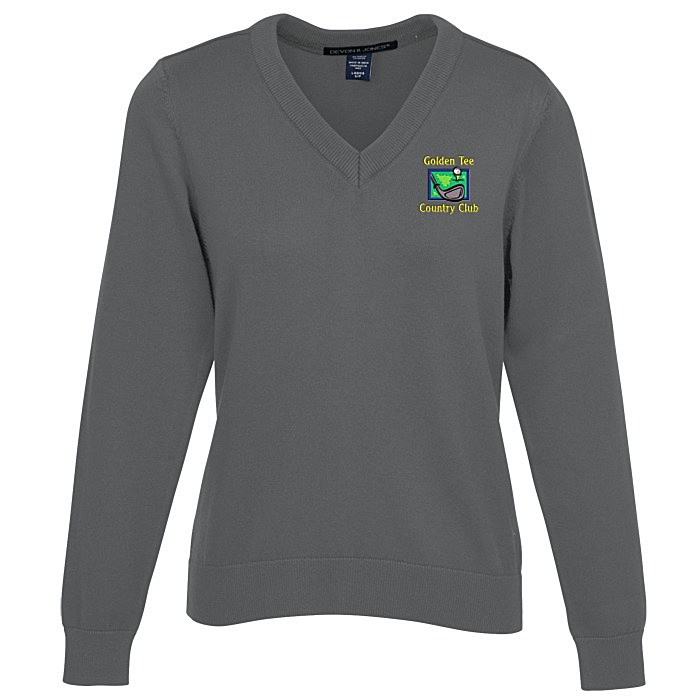 Custom New Classics V-Neck Sweater - Ladies'