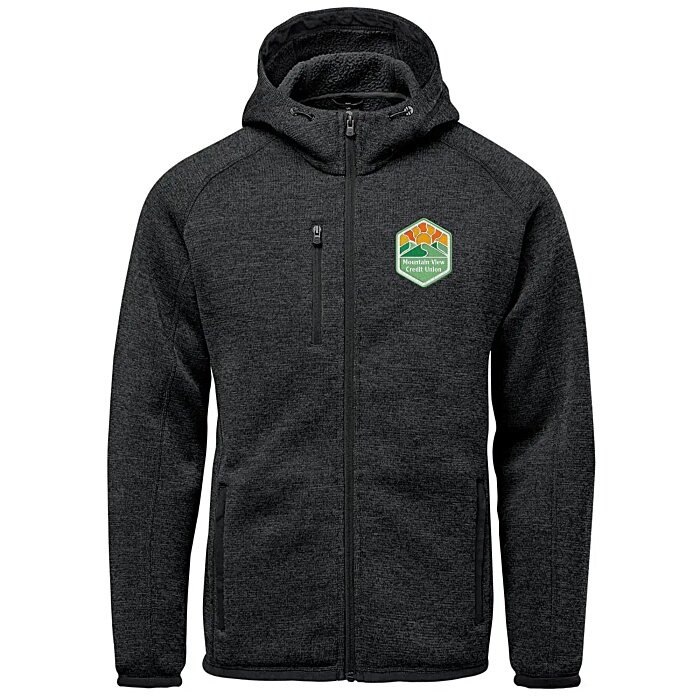 Custom Stormtech Avalante Sweater Fleece Hooded Jacket - Men's