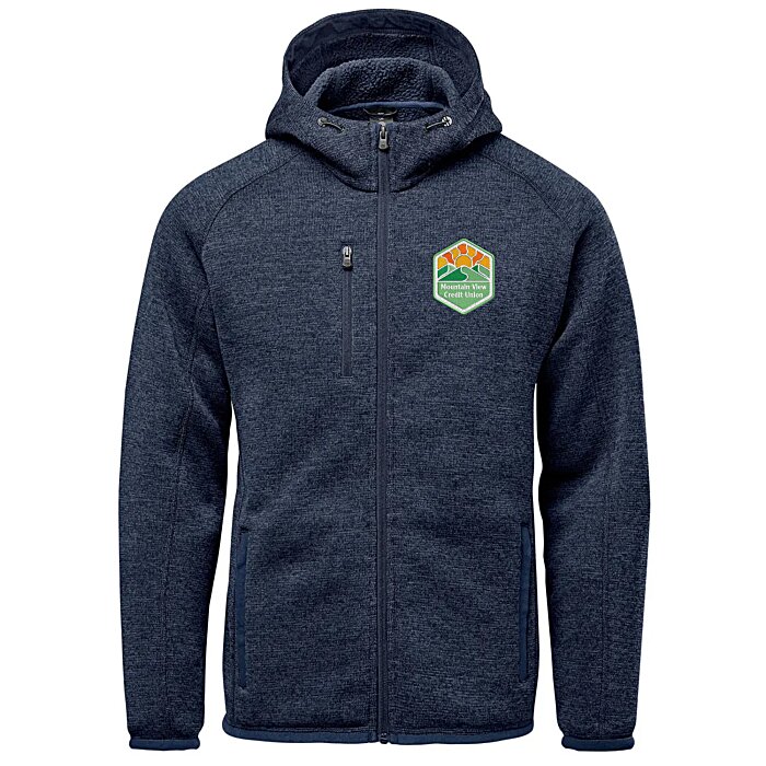 Custom Stormtech Avalante Sweater Fleece Hooded Jacket - Men's