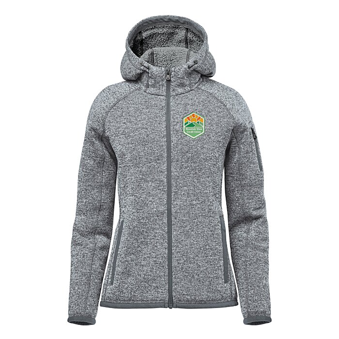 Custom Stormtech Avalante Sweater Fleece Hooded Jacket - Ladies'