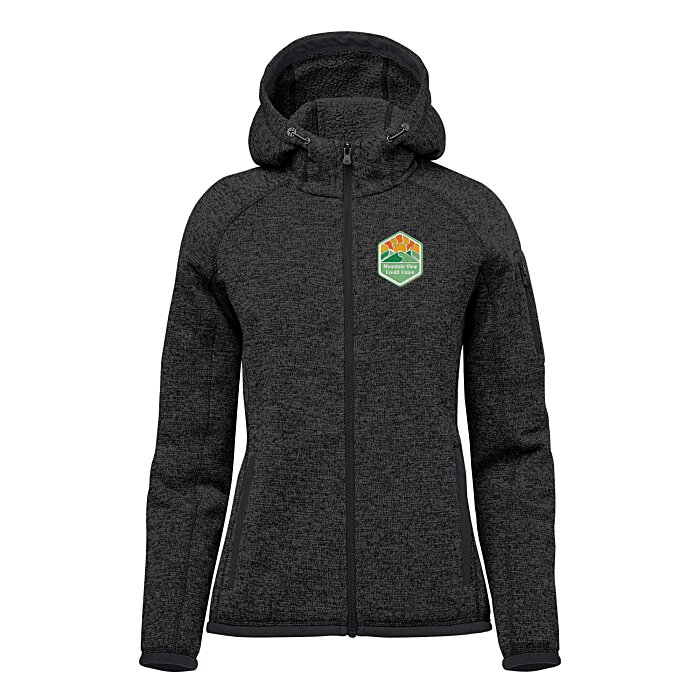 Custom Stormtech Avalante Sweater Fleece Hooded Jacket - Ladies'