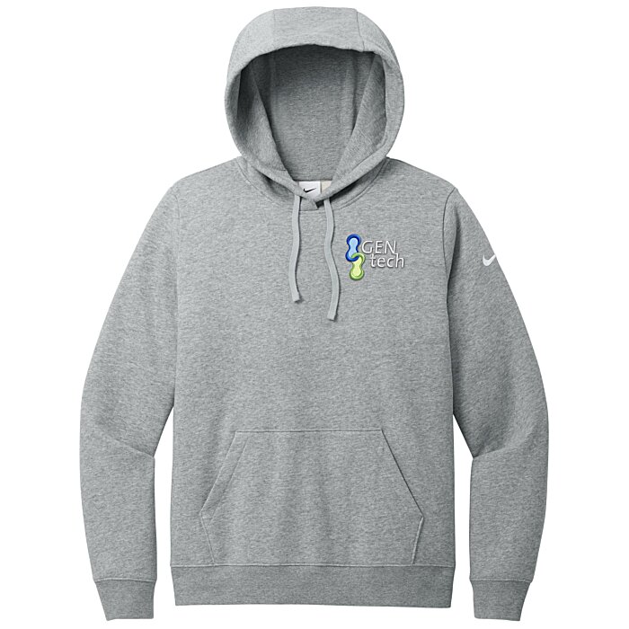 Custom Nike Club Fleece Sleeve Swoosh Pullover Hoodie - Ladies'