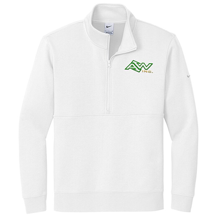 Custom Nike Club Fleece Sleeve Swoosh 1/2-Zip Pullover - Men's