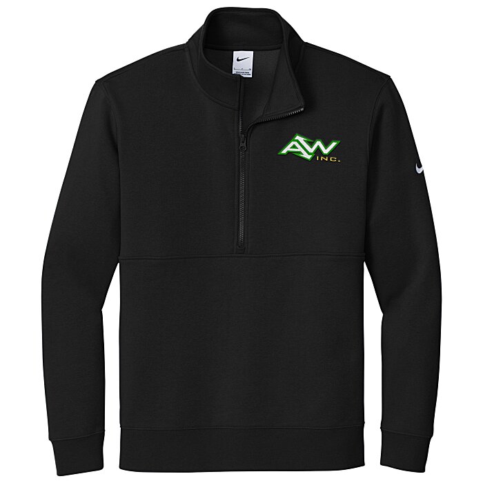 Custom Nike Club Fleece Sleeve Swoosh 1/2-Zip Pullover - Men's