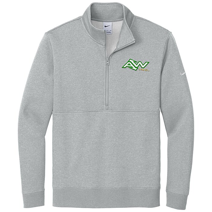 Custom Nike Club Fleece Sleeve Swoosh 1/2-Zip Pullover - Men's